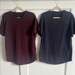 BYLT Bundle Vibrant Red and Blue Short Sleeve Tees Cotton Comfort